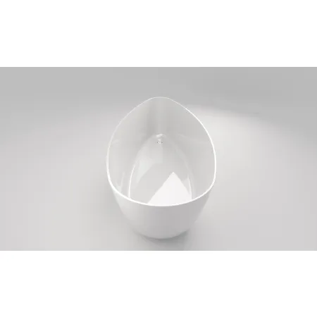 Wanna wolnostojąca z konglomeratu model Nemi 160x70 biała RESMITE